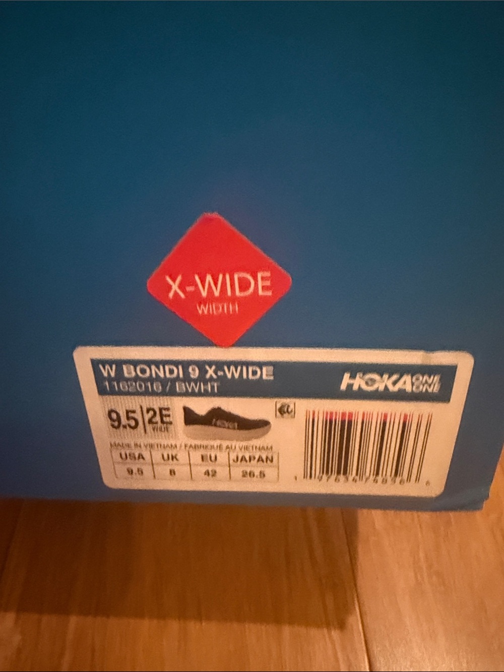 Hoka Black and White Road Running Sneakers - Picture 4 of 9